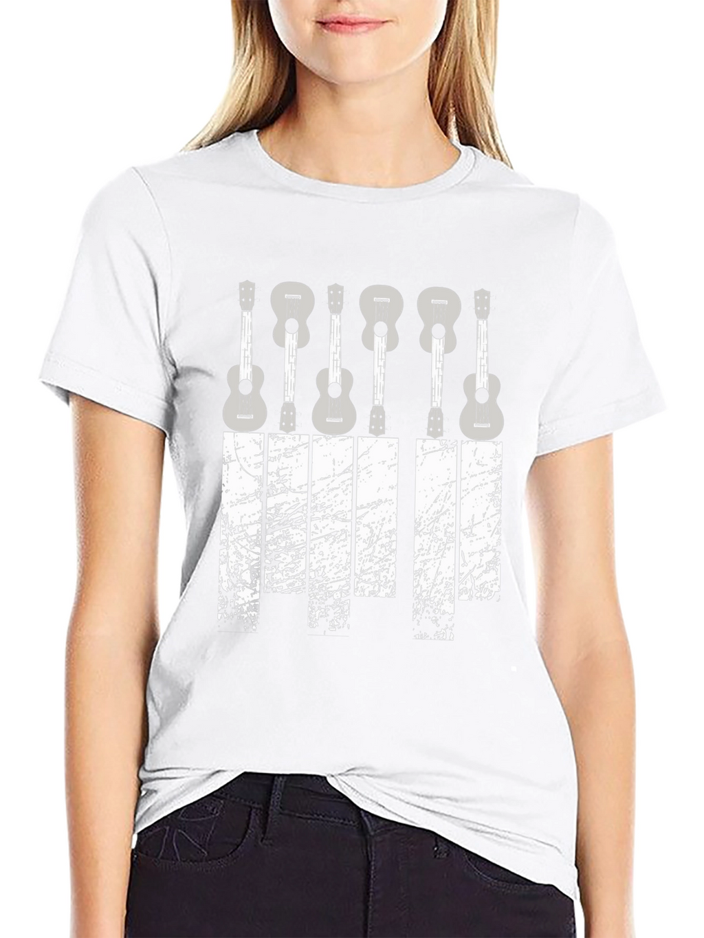 Ukulele Graphic Tee - Stylish Music Lover Shirt