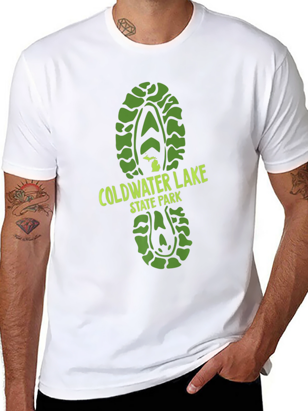 Coldwater Lake State Park Black T-Shirt
