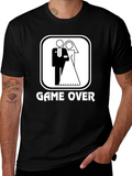 Game Over Wedding Graphic T-Shirt