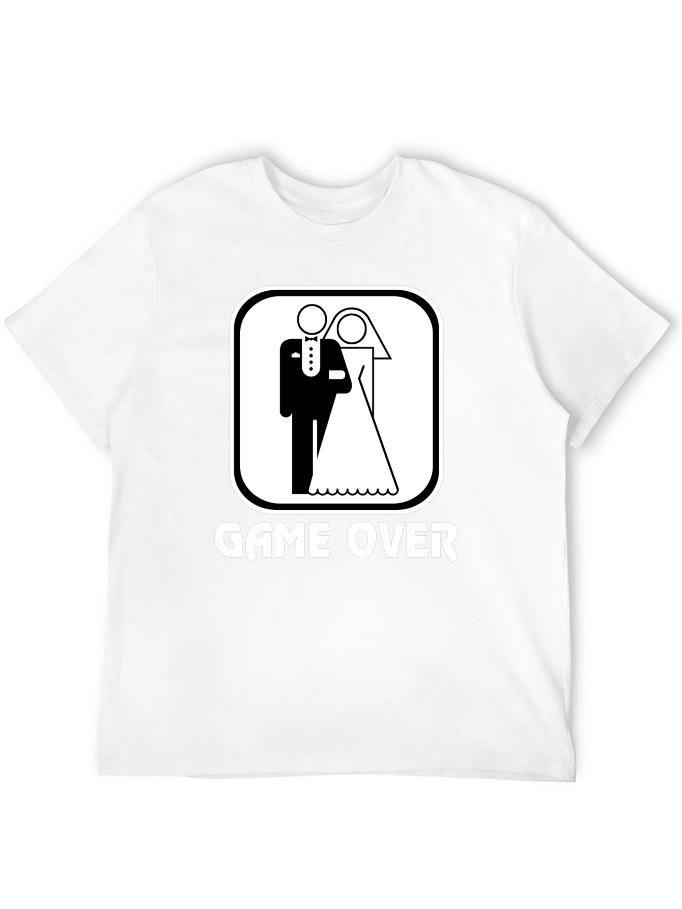 Game Over Wedding Graphic T-Shirt