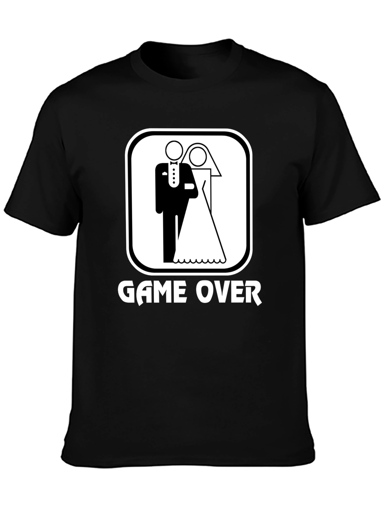Game Over Wedding Graphic T-Shirt
