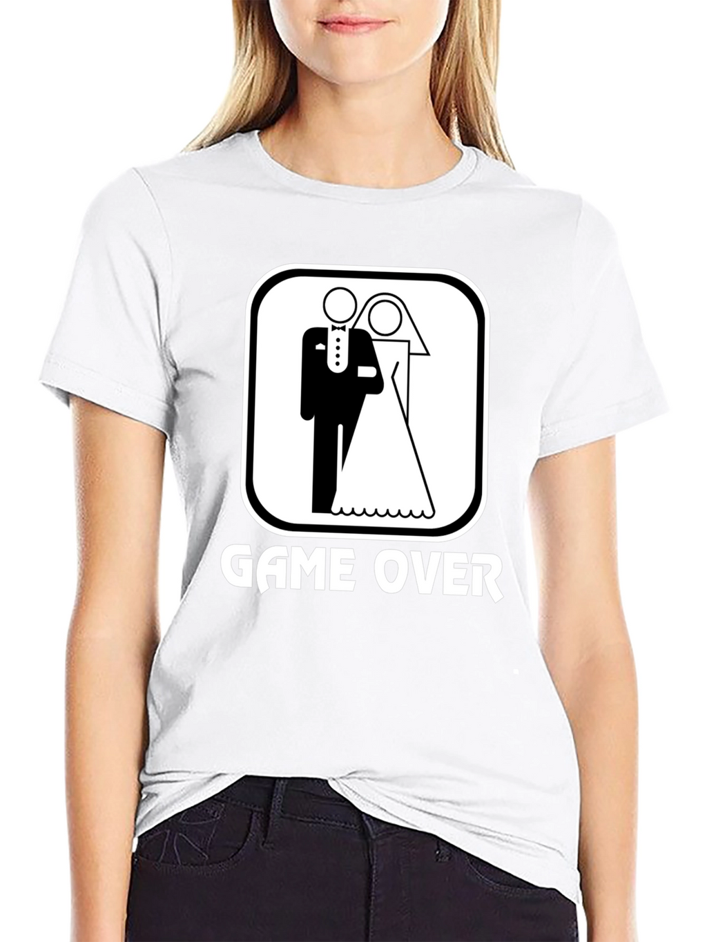 Game Over Wedding Graphic T-Shirt