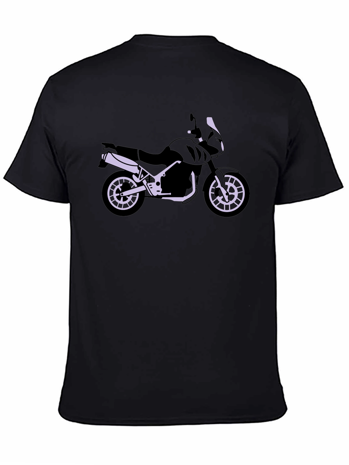 Motorcycle Graphic Tee - Black