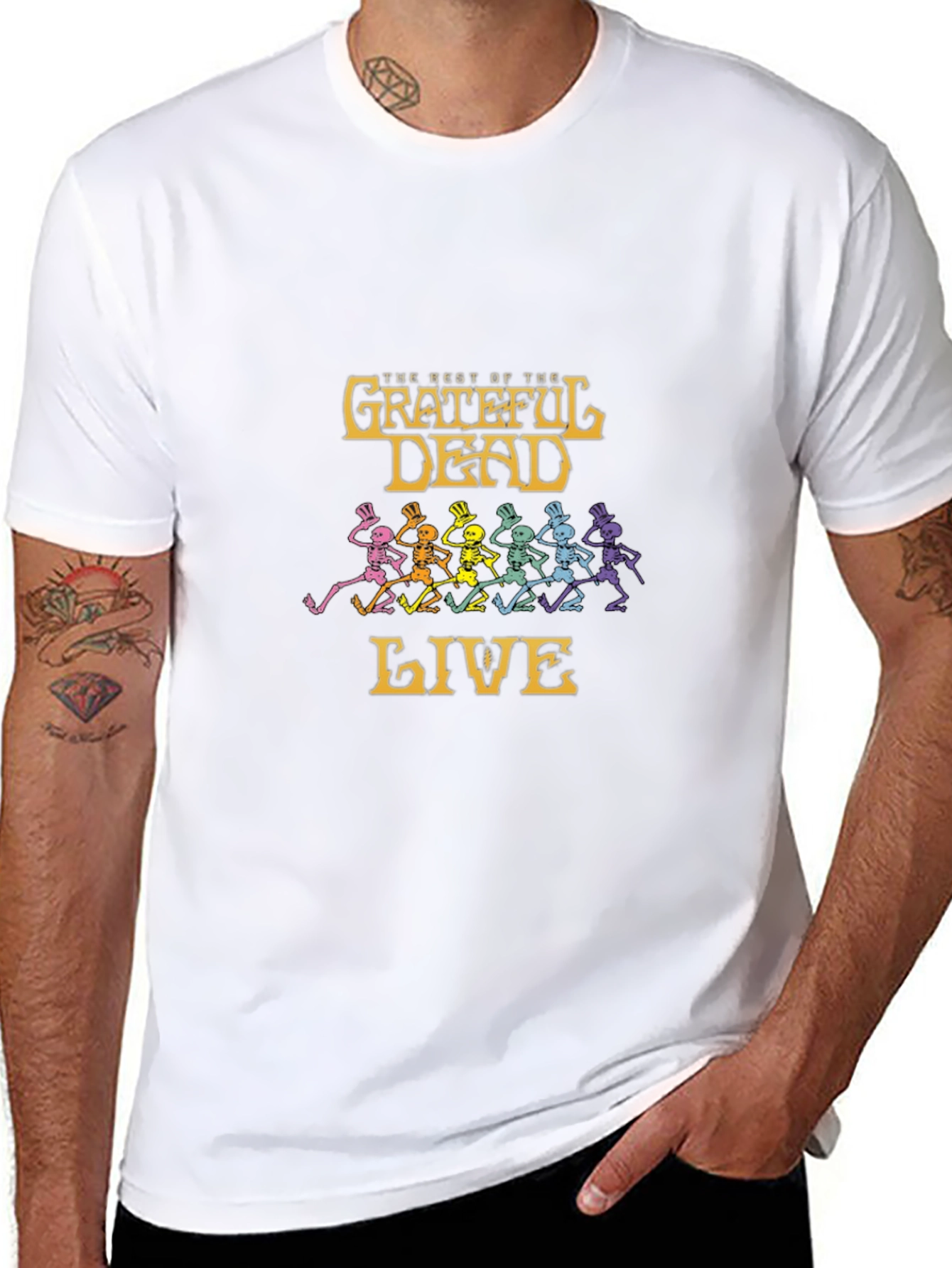 Grateful Dead Live Graphic Tee - Classic Rock Style