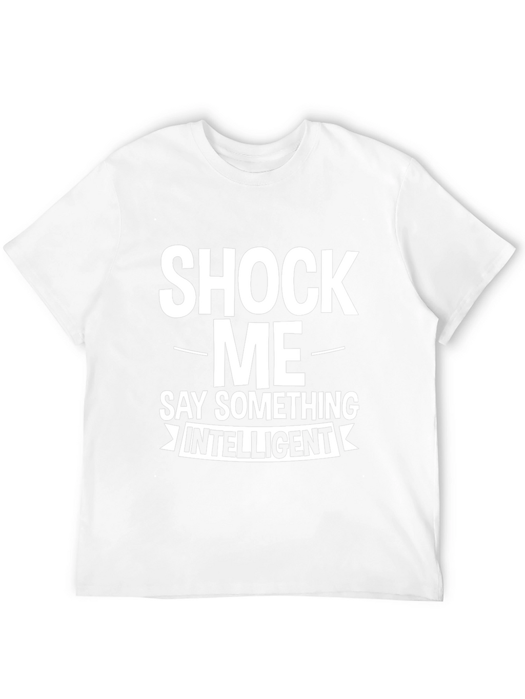 Shock Me - Funny Graphic Mens Black T-Shirt