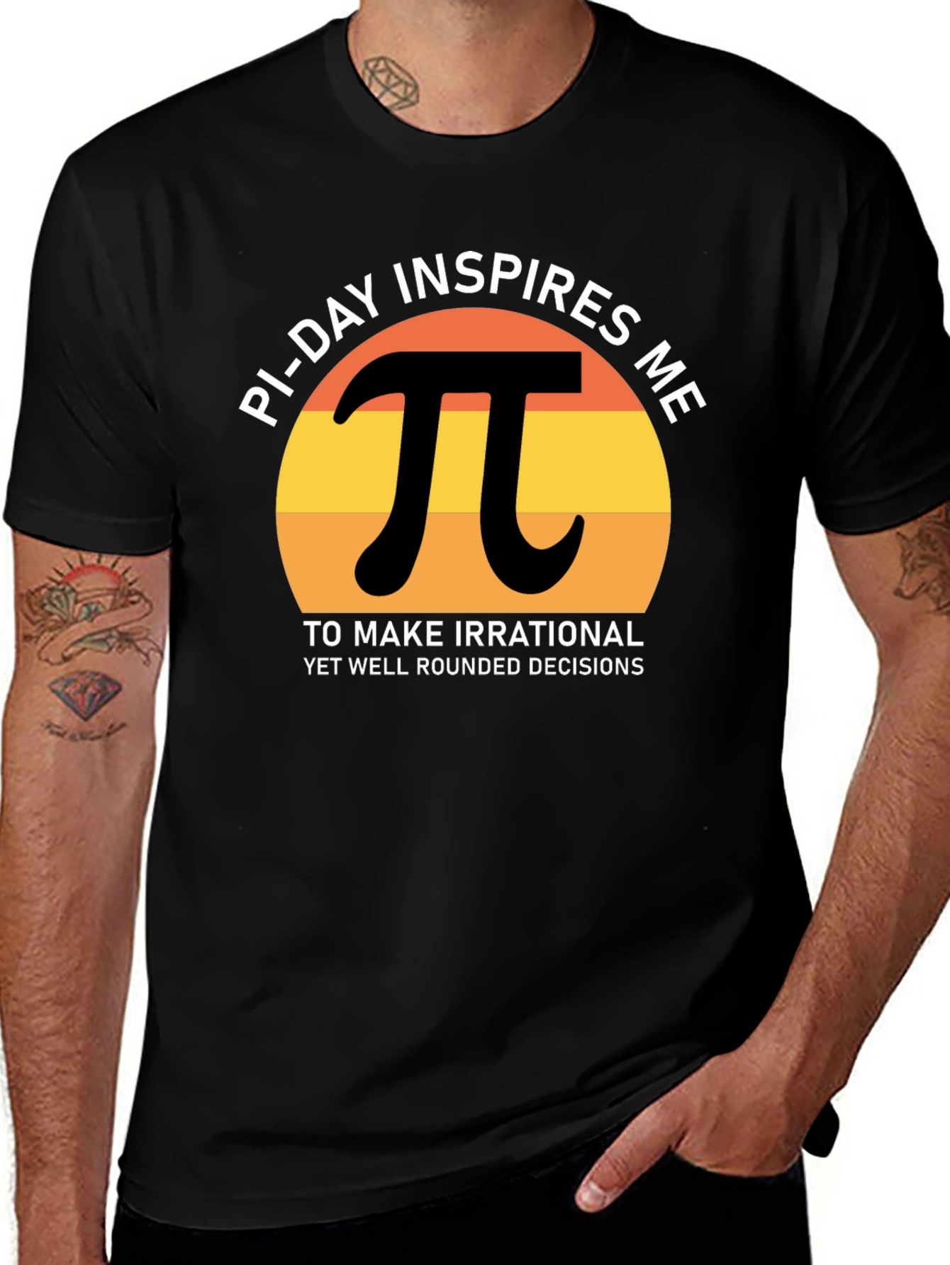 Pi Day Inspires Funny Math T-Shirt
