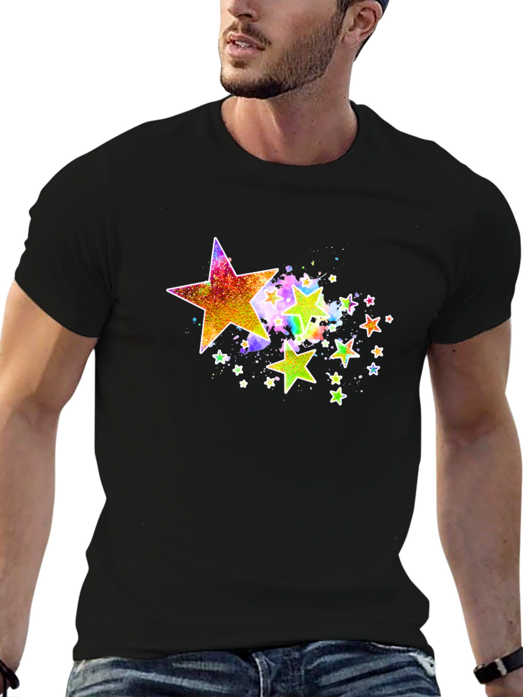 Starry Night Black T-Shirt