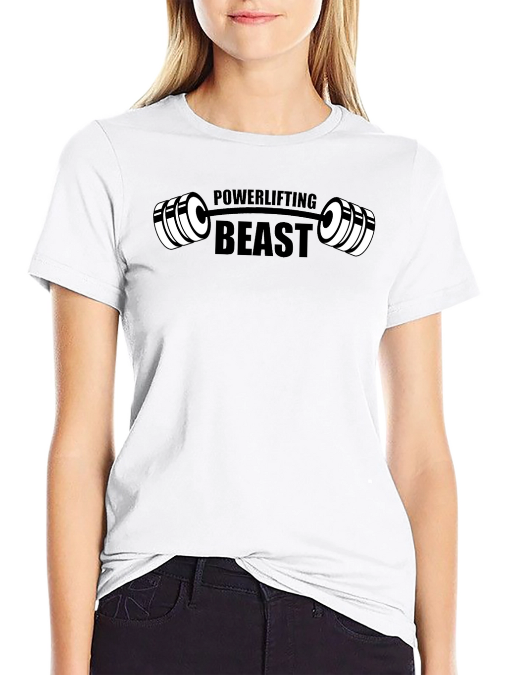 Powerlifting Beast Graphic Tee - Black