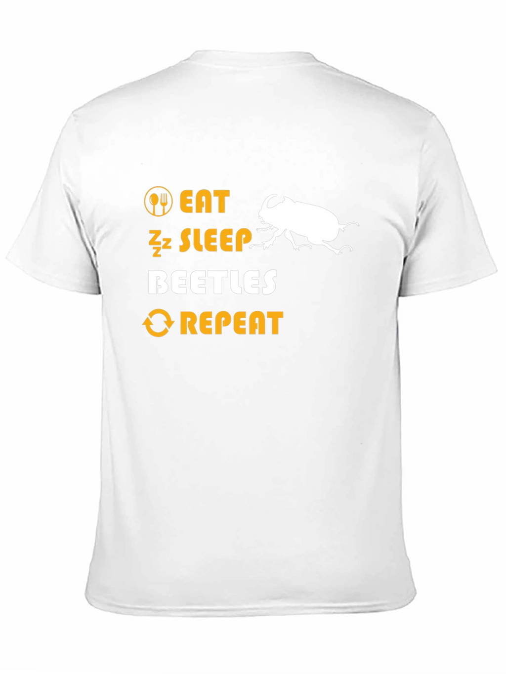 Eat Sleep Beetles Repeat Graphic T-Shirt