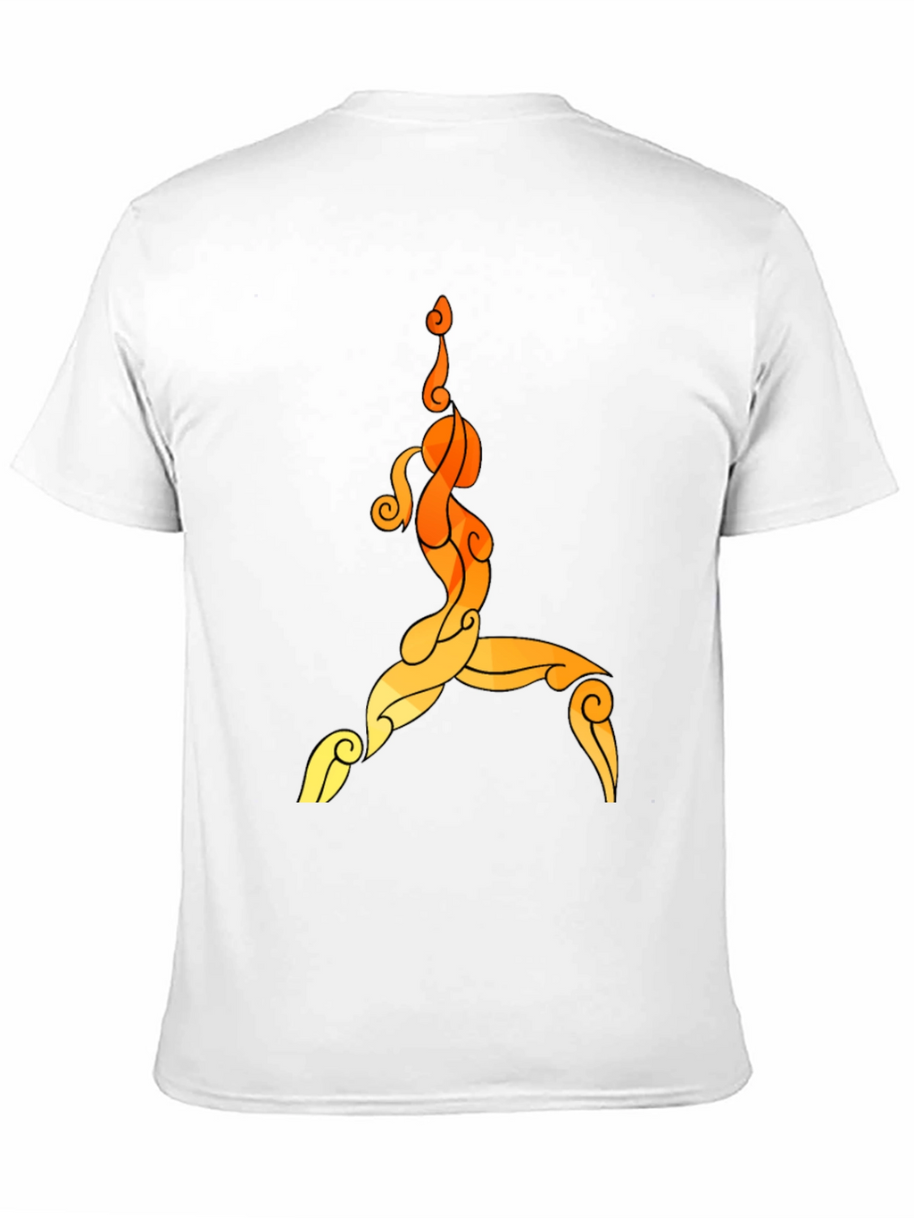 Yoga Pose Graphic Tee - Unisex Black T-Shirt