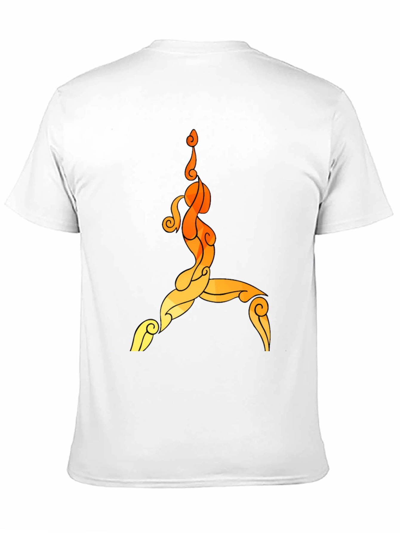 Yoga Pose Graphic Tee - Unisex Black T-Shirt