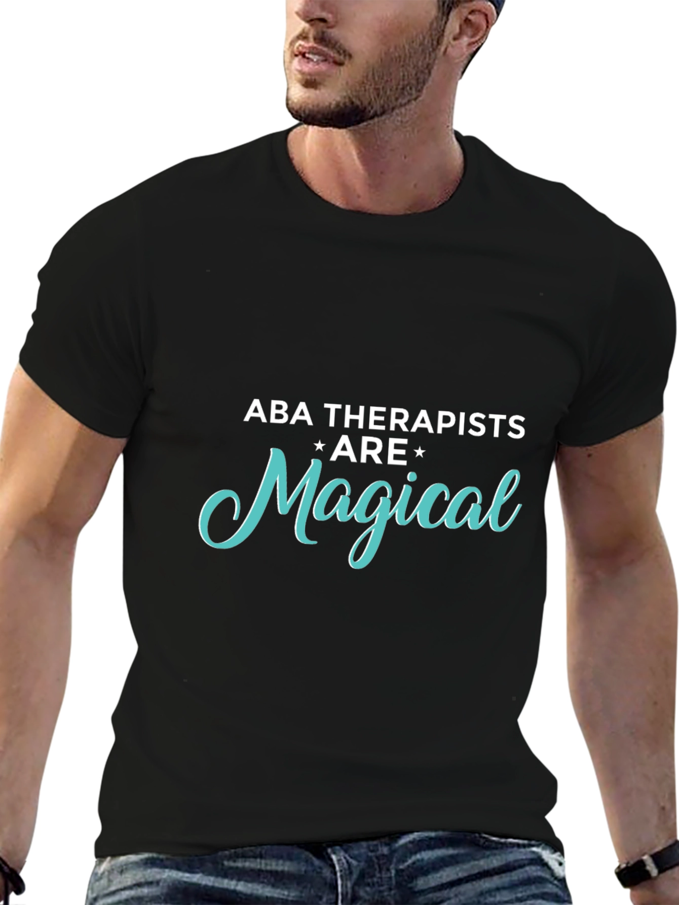 ABA Therapists are Magical T-Shirt - Black