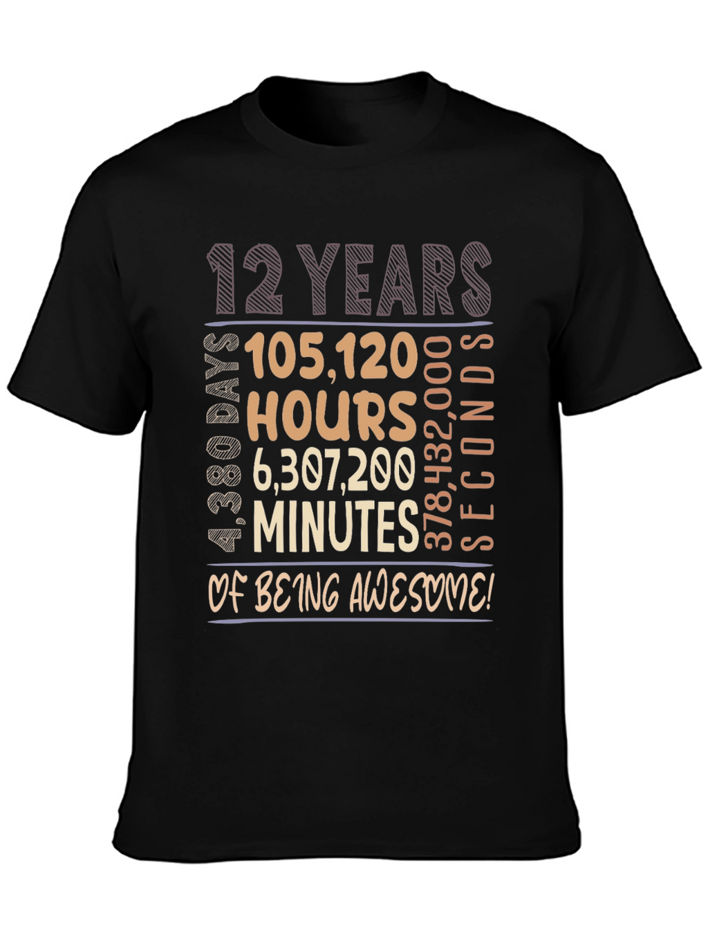 12 Years Of Being Awesome T-Shirt