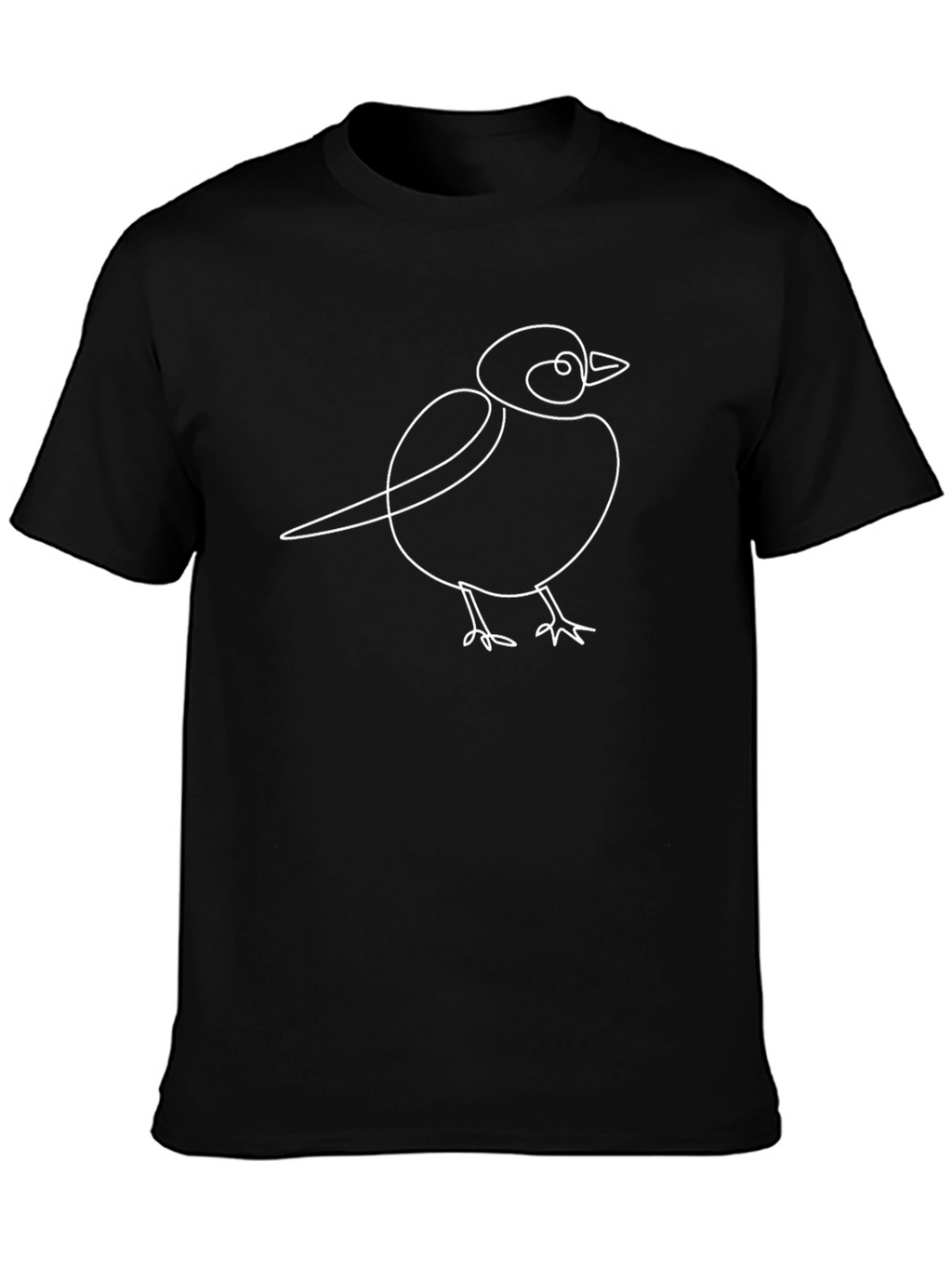 Minimalist Bird Graphic T-Shirt - Unisex