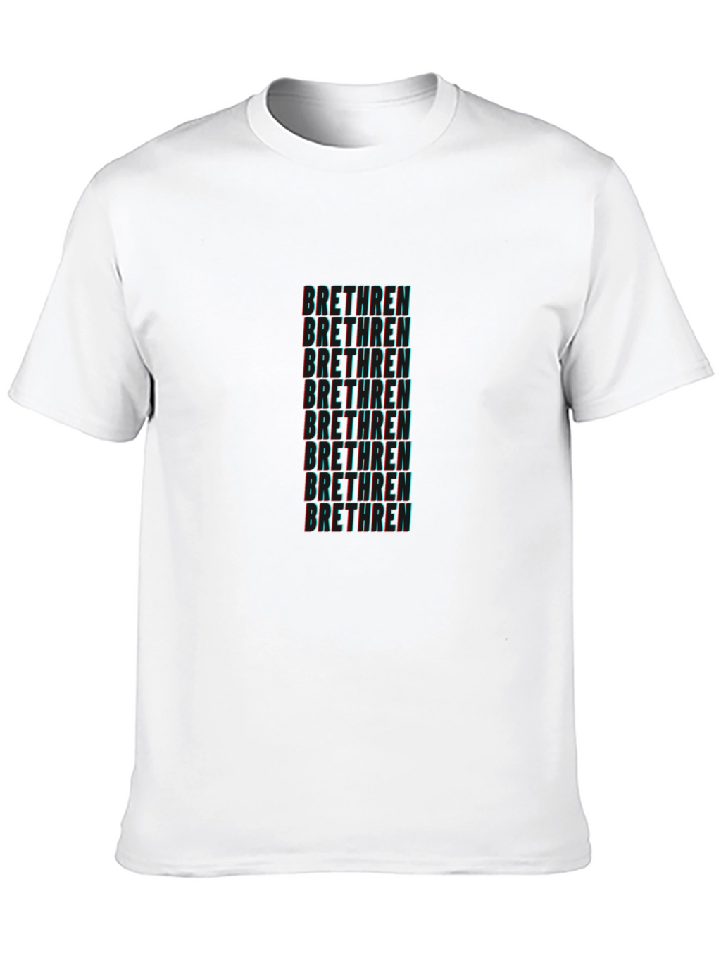 Brethren Graphic T-Shirt - Stylish Crew Neck Tee