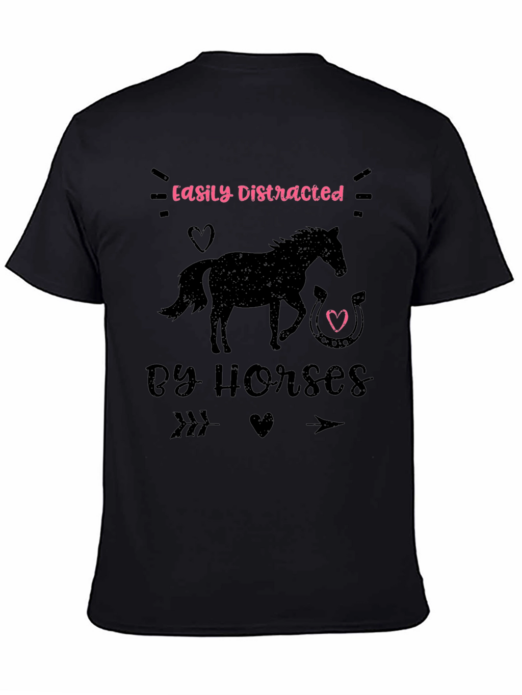 Easily Distracted by Horses Graphic Tee