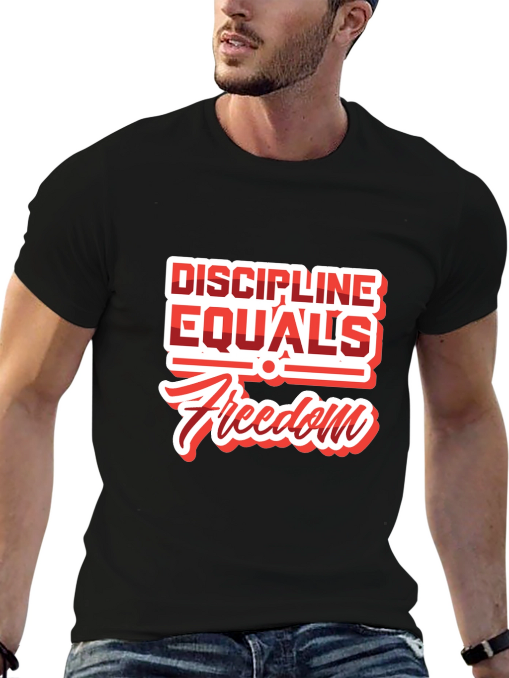 Discipline Equals Freedom Graphic Tee