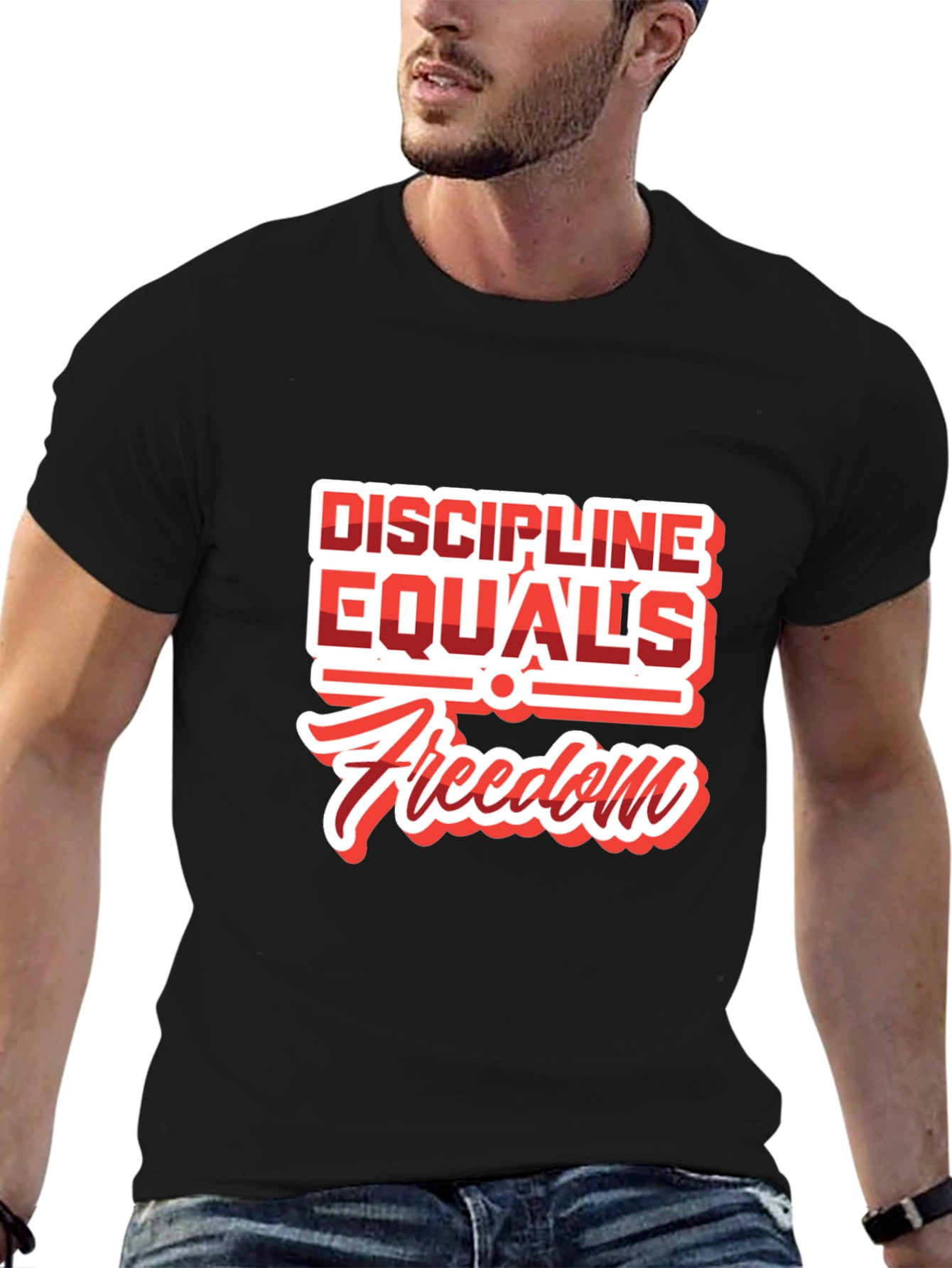 Discipline Equals Freedom Graphic Tee