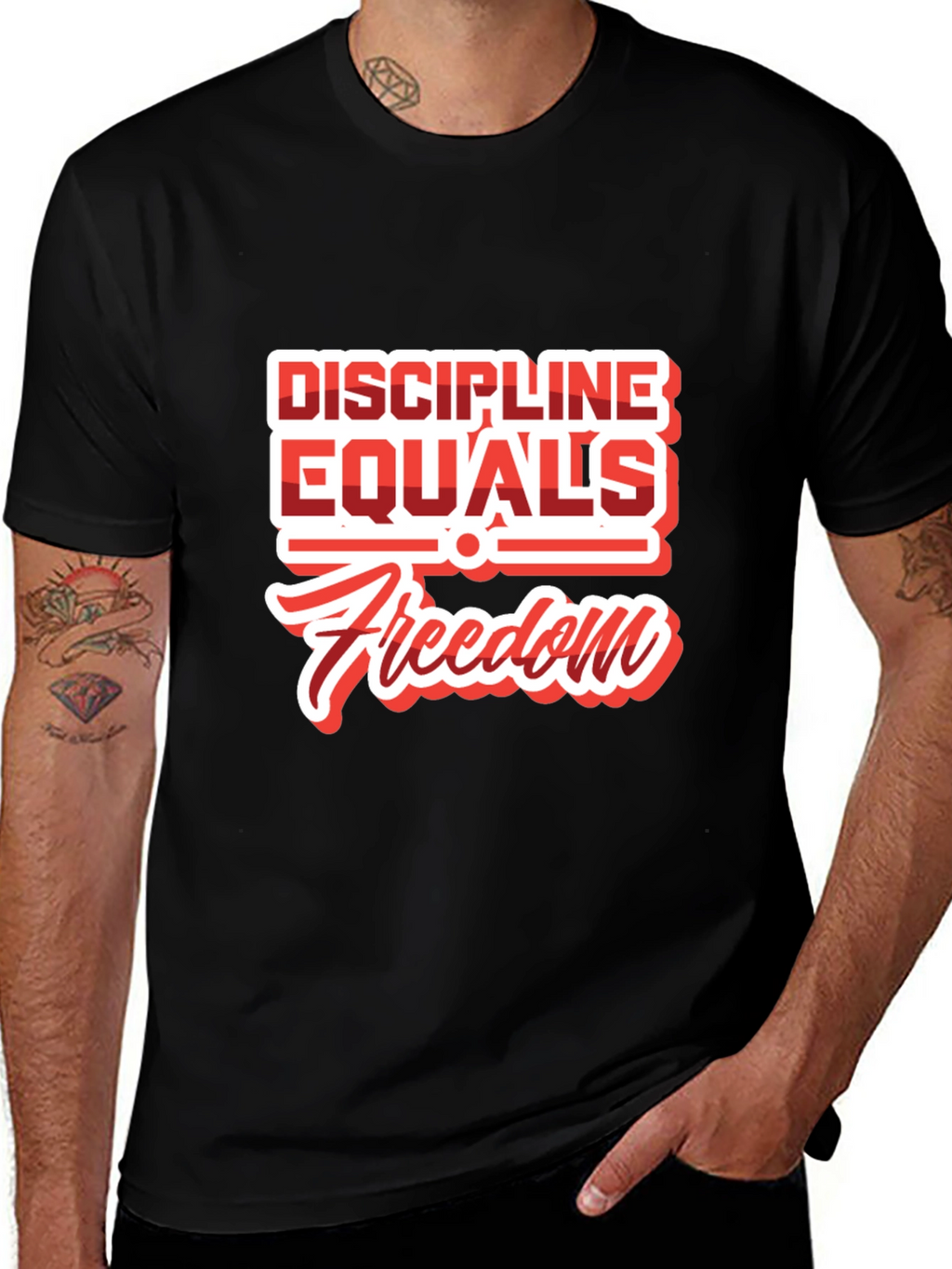 Discipline Equals Freedom Graphic Tee