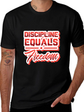 Discipline Equals Freedom Graphic Tee