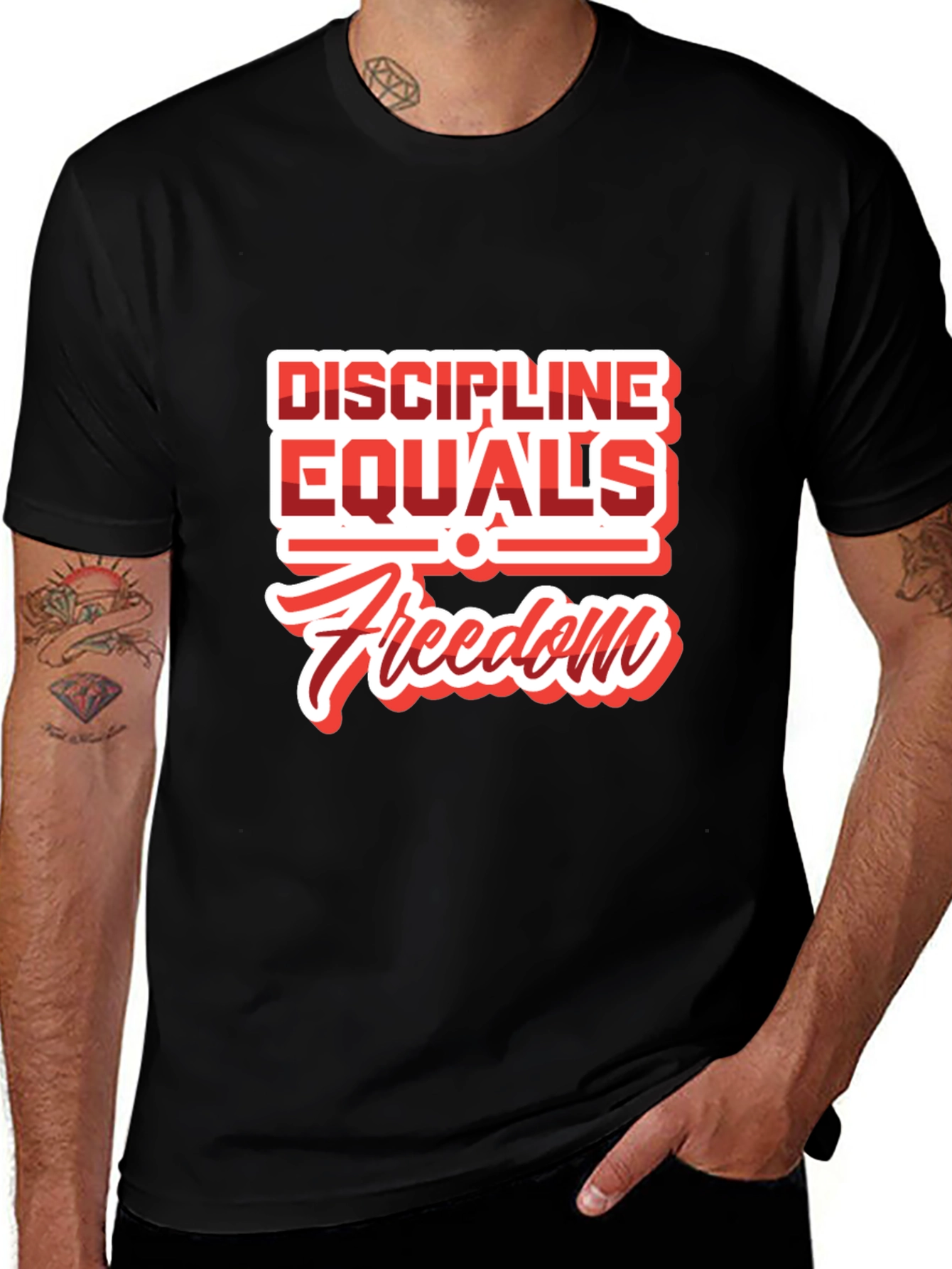 Discipline Equals Freedom Graphic Tee
