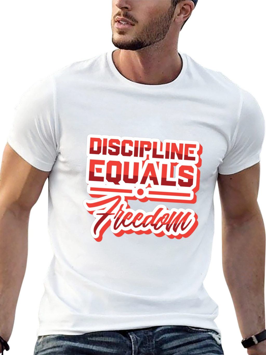 Discipline Equals Freedom Graphic Tee