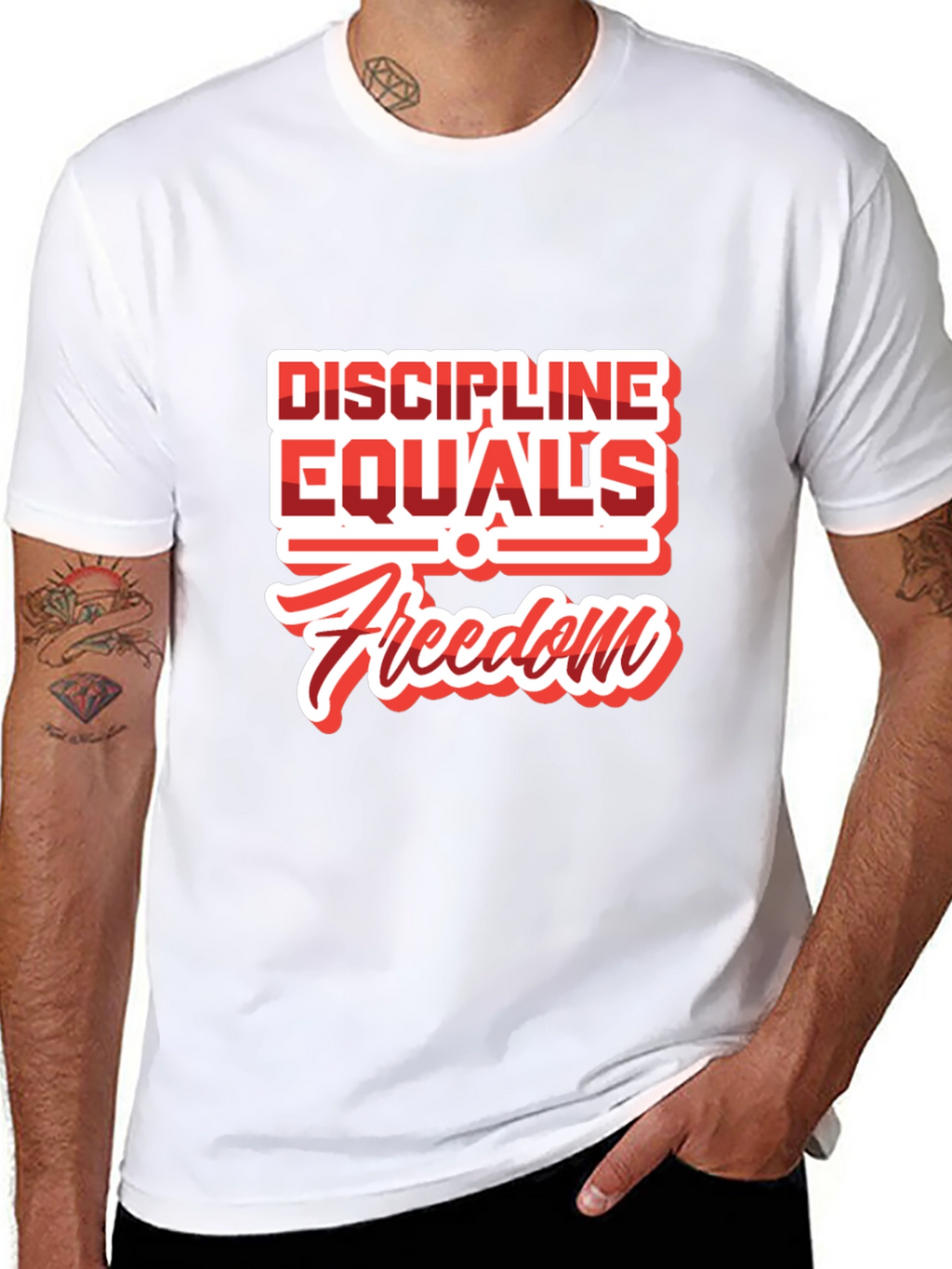 Discipline Equals Freedom Graphic Tee