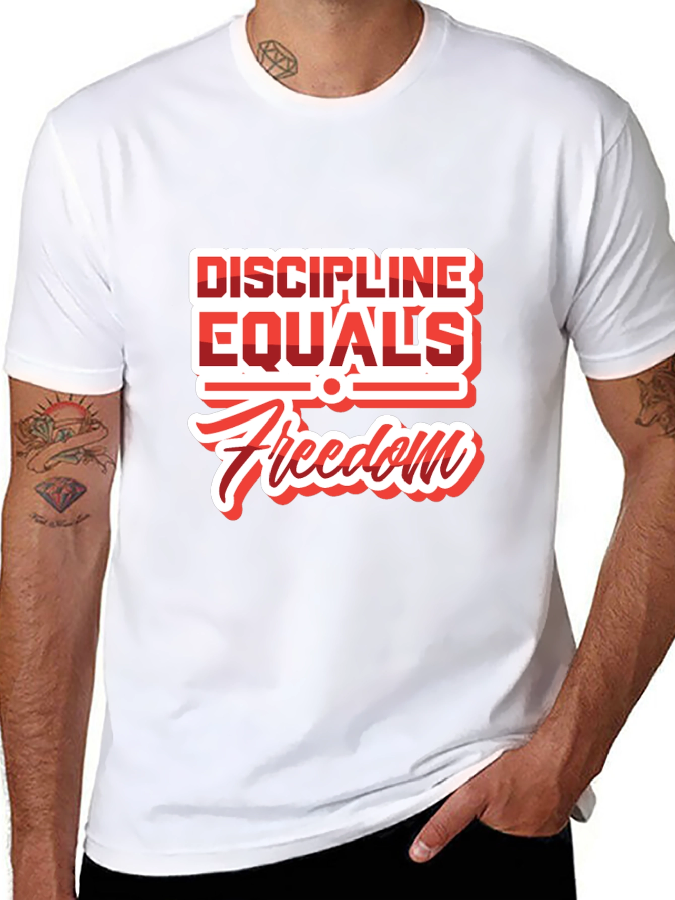Discipline Equals Freedom Graphic Tee
