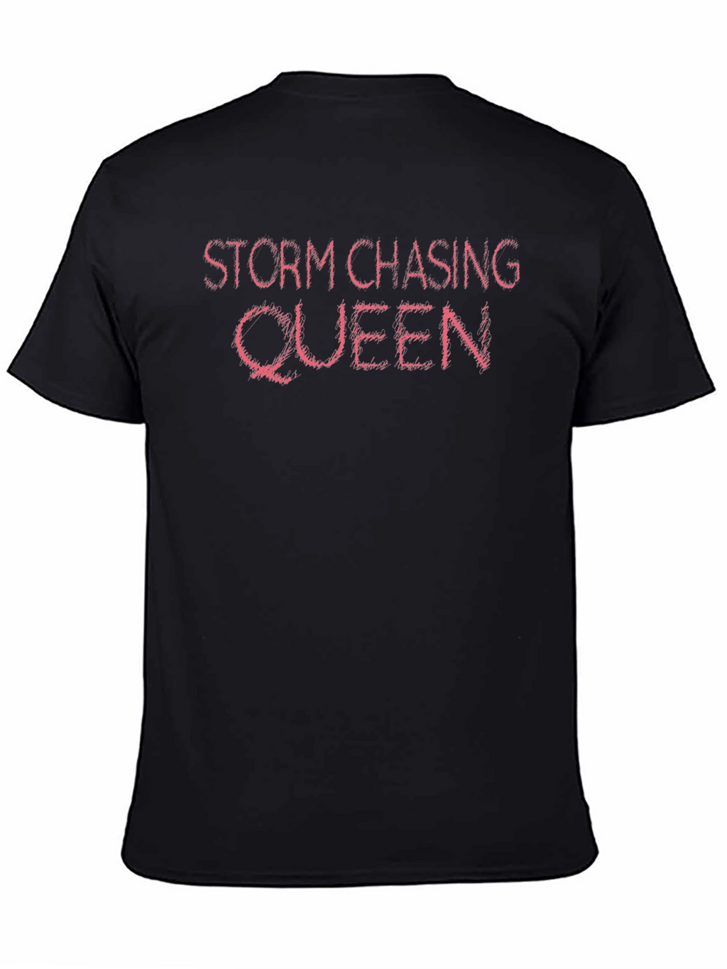 Storm Chasing Queen Black Graphic Tee