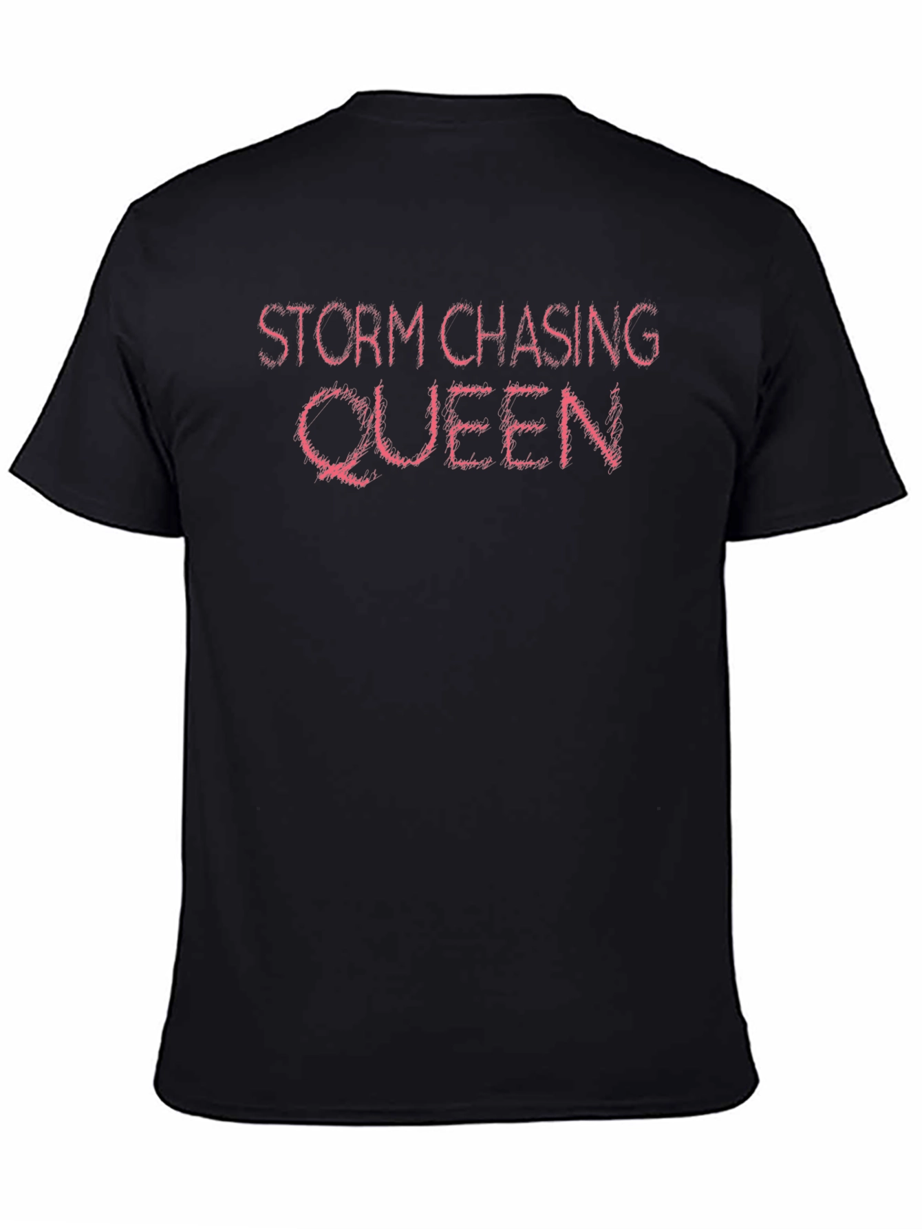 Storm Chasing Queen Black Graphic Tee