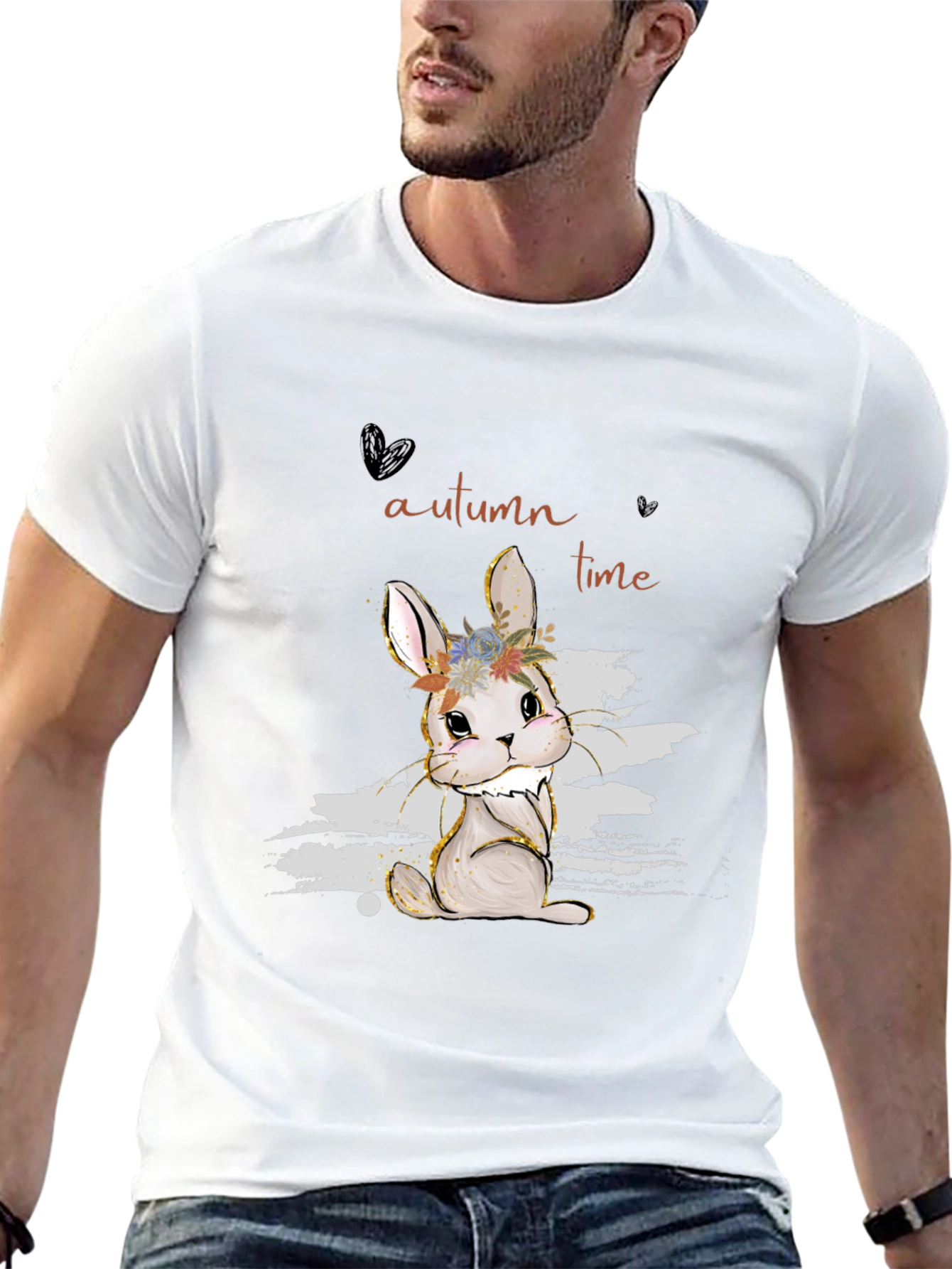 Autumn Time Rabbit T-Shirt