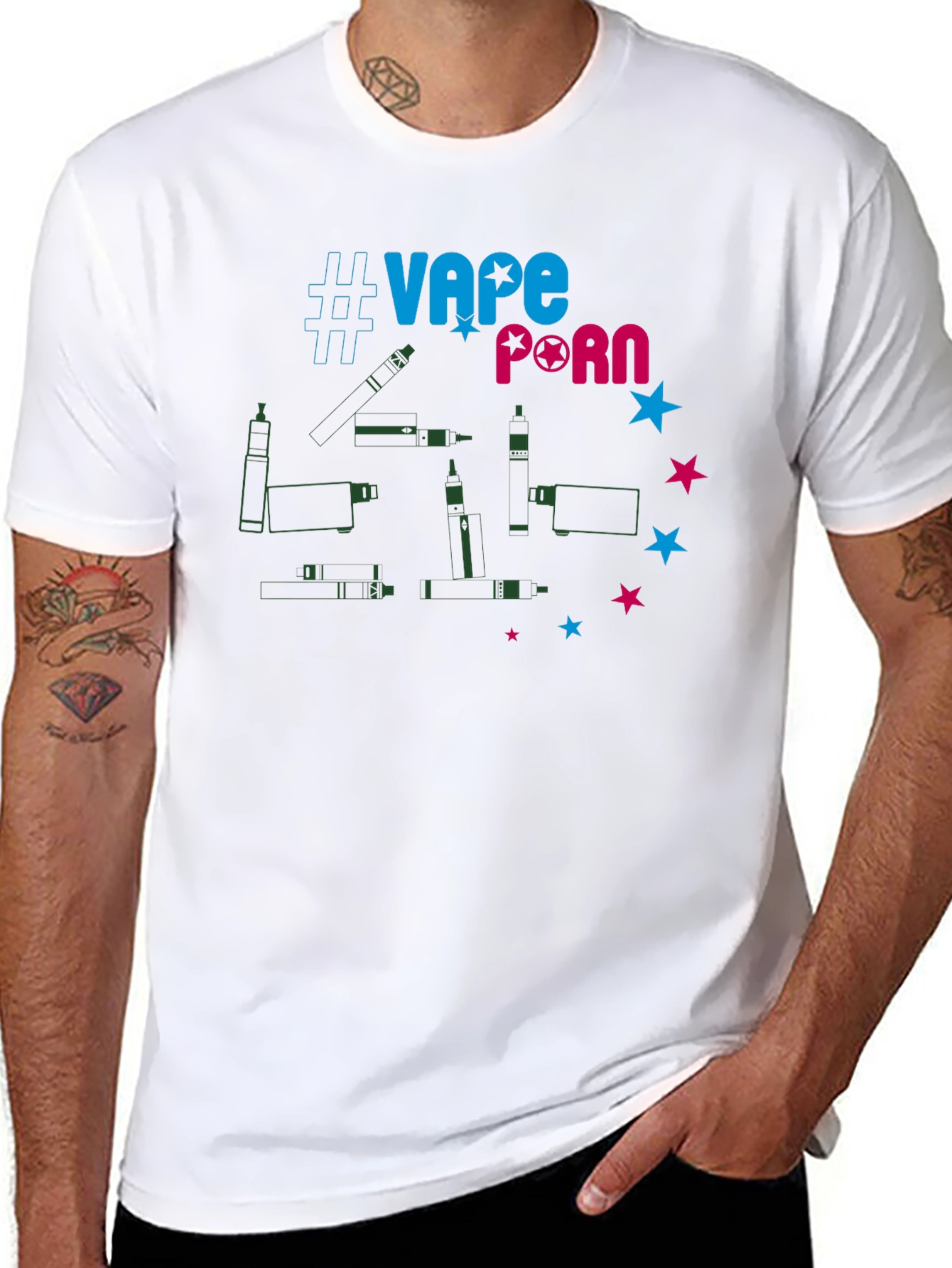 Vape Porn T-Shirt - Funny Vaping Design