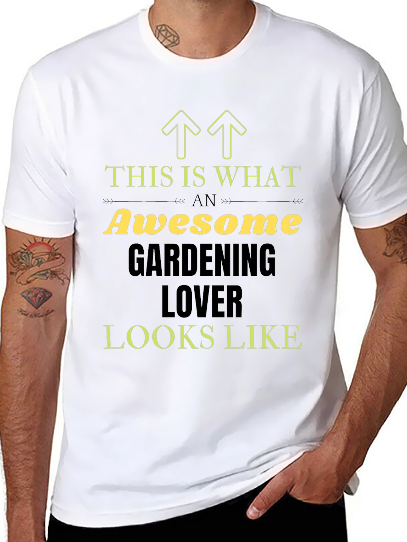 Awesome Gardening Lover T-Shirt - Black
