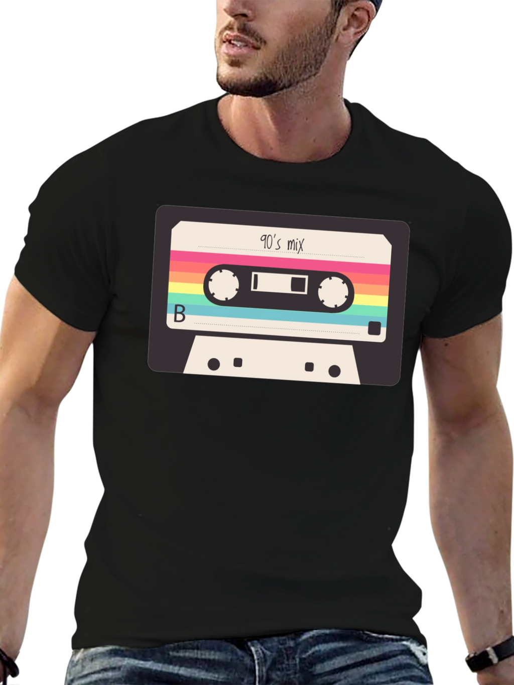 90s Mix Tape T-Shirt - Retro Cassette Graphic Tee