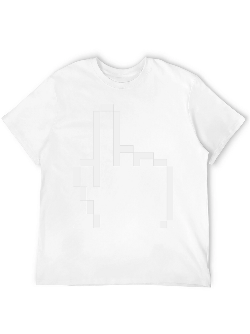 Pixel Finger T-Shirt - Retro Style Funny Graphic Tee
