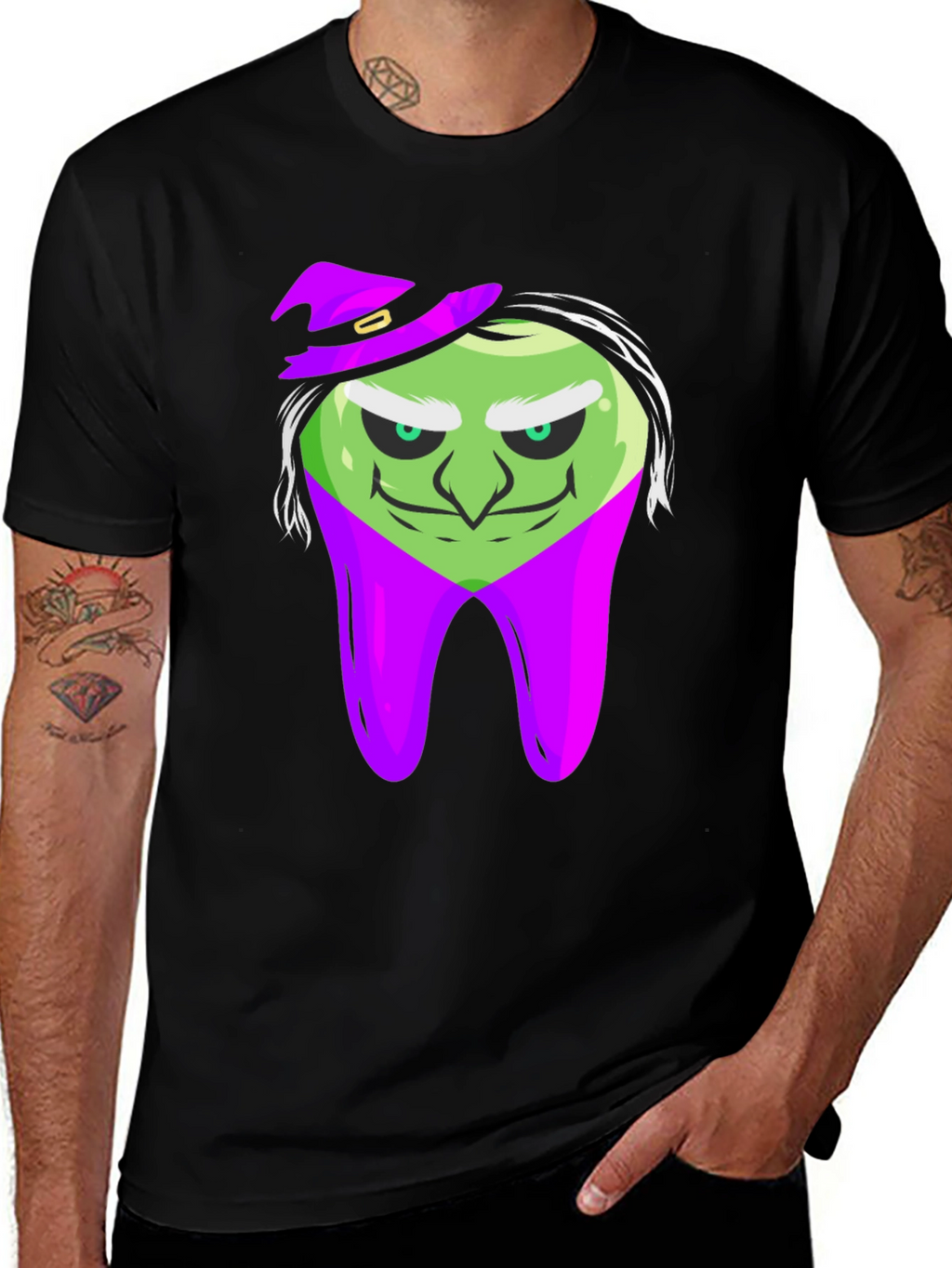 Witch Tooth Black T-Shirt