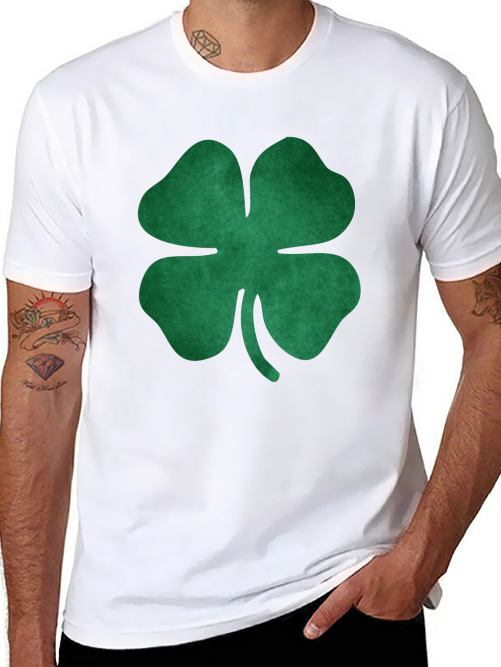Lucky Green Shamrock T-Shirt - St. Patricks Day Apparel