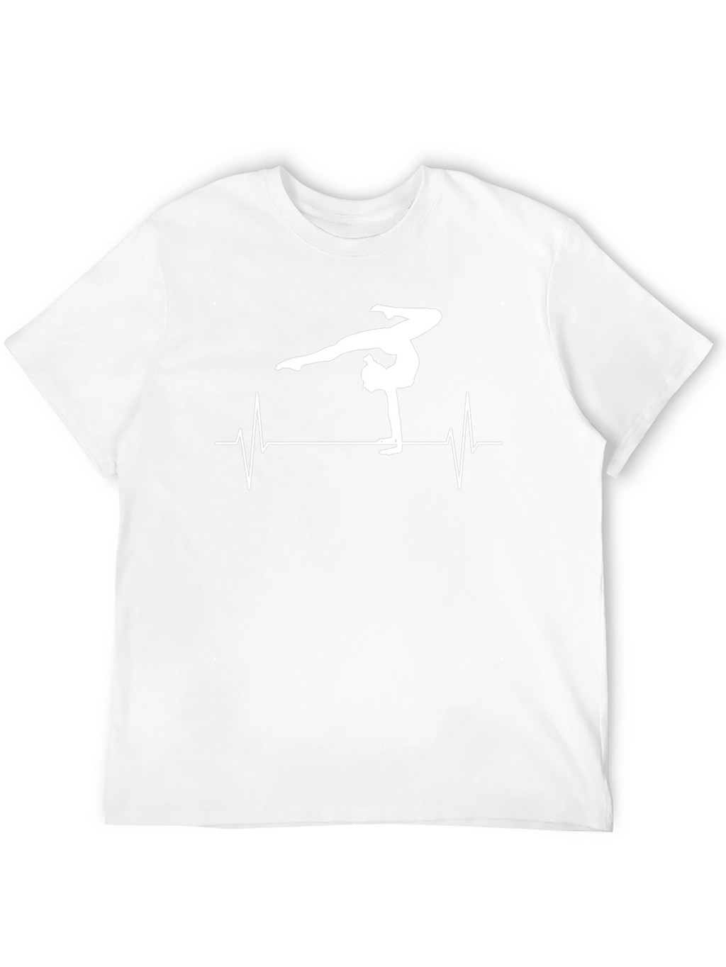Gymnast Heartbeat Graphic Tee - Black