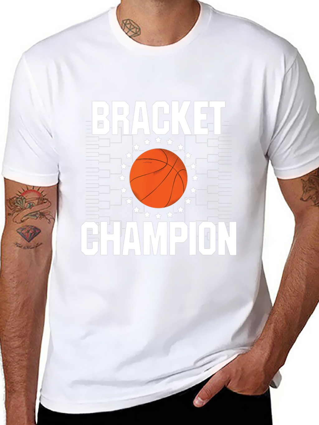 Bracket Champion Basketball T-Shirt