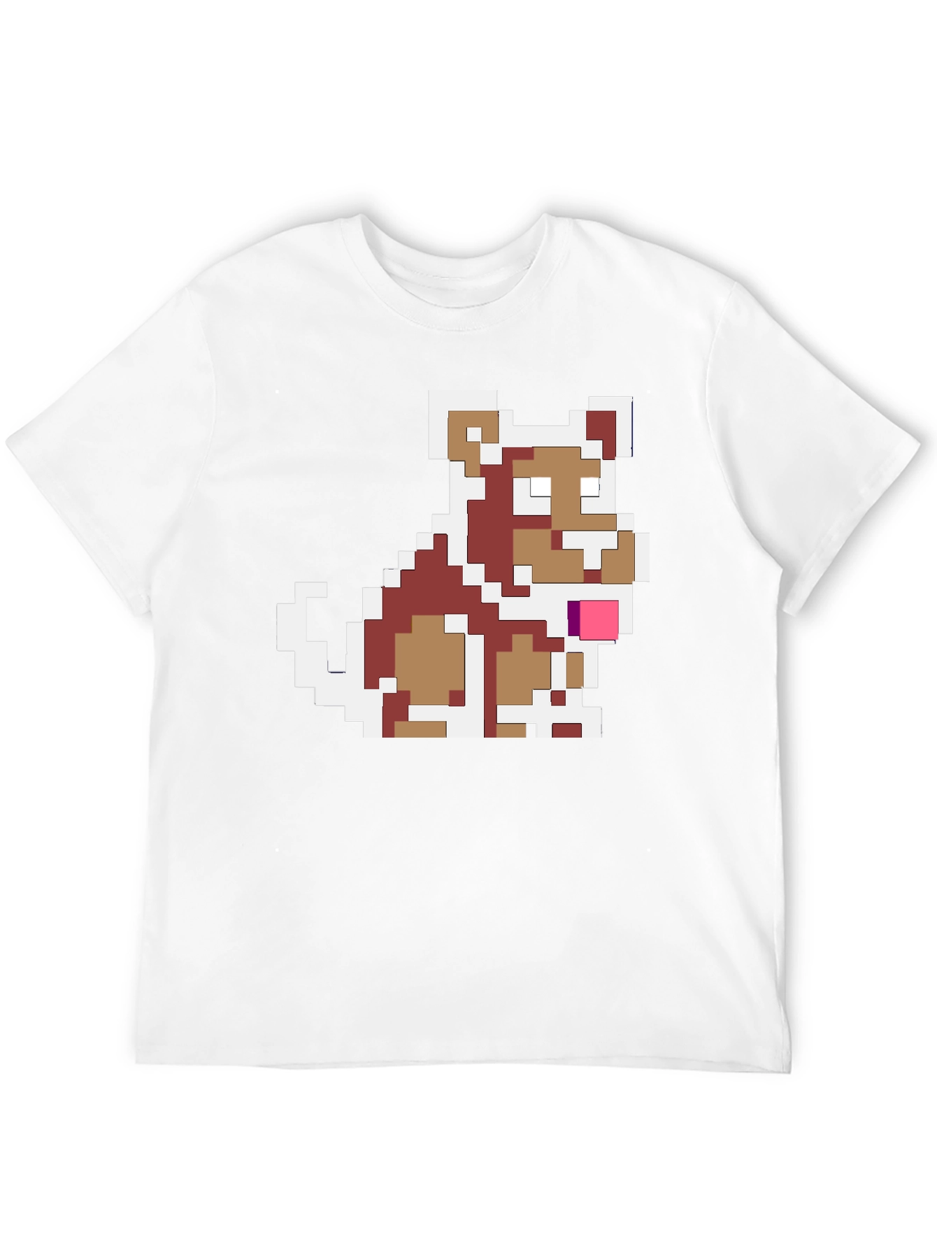 Pixel Dog Graphic Tee - Retro Gamer Style