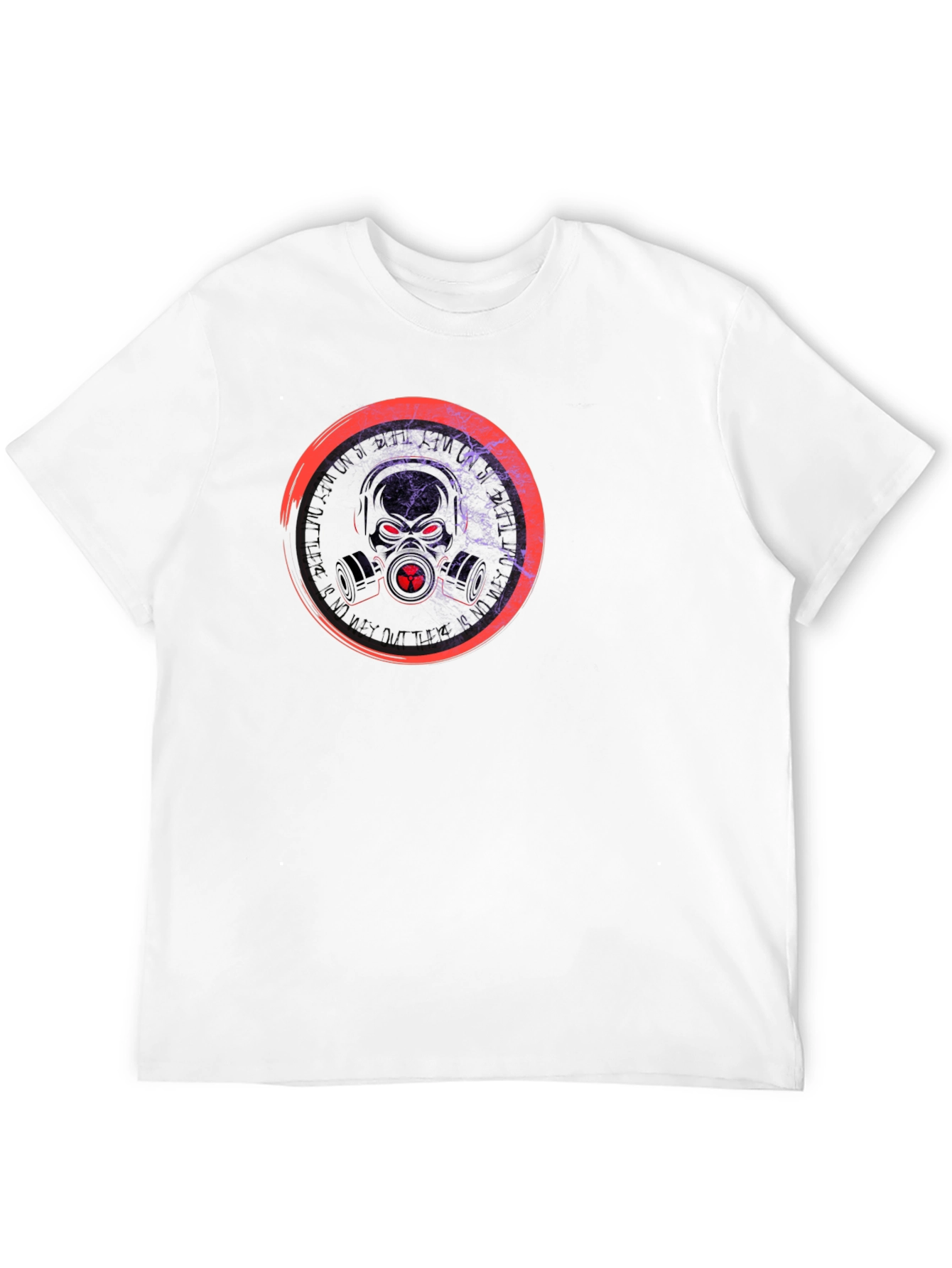 Toxic Gas Mask Graphic Black T-Shirt