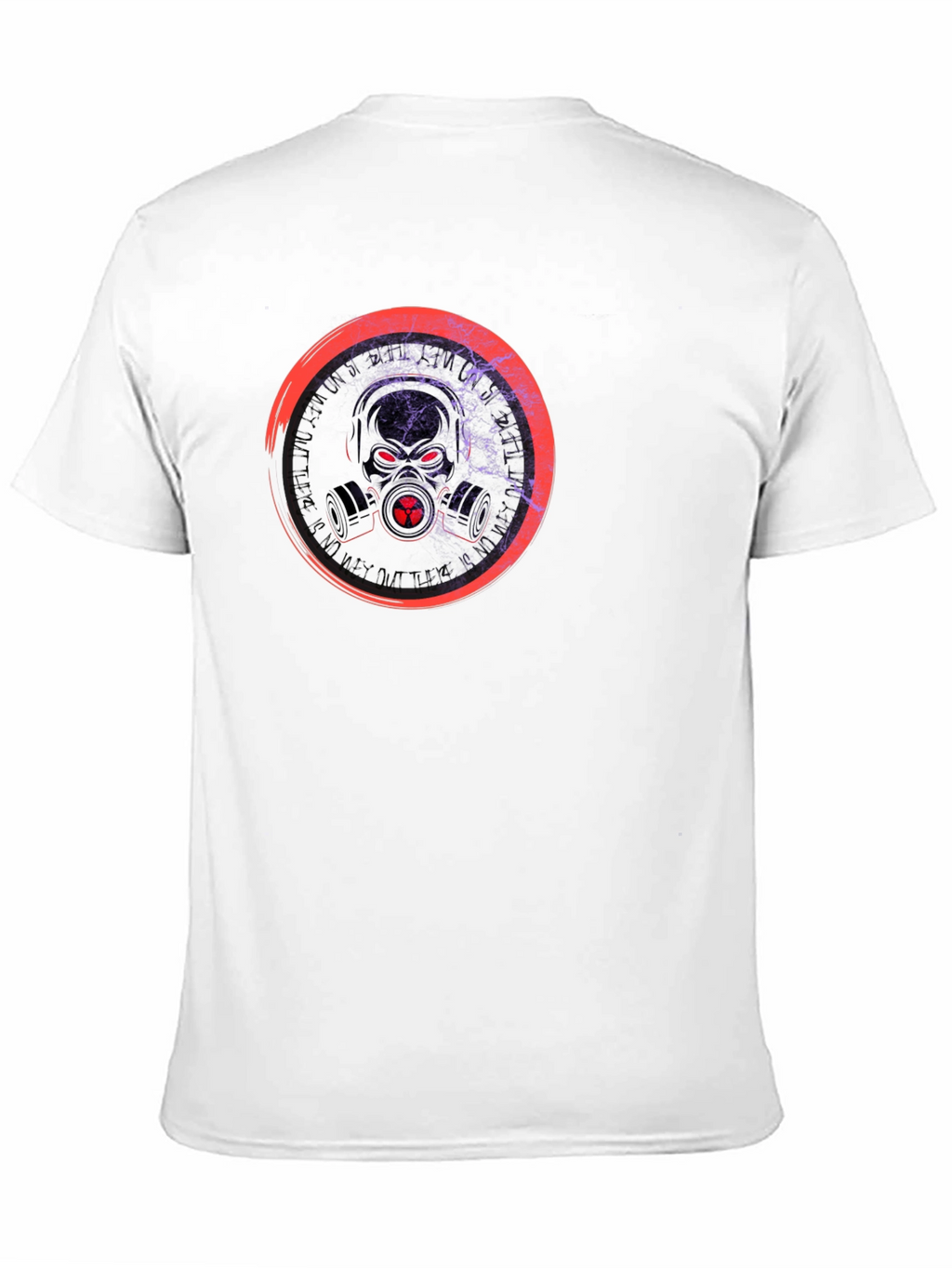 Toxic Gas Mask Graphic Black T-Shirt