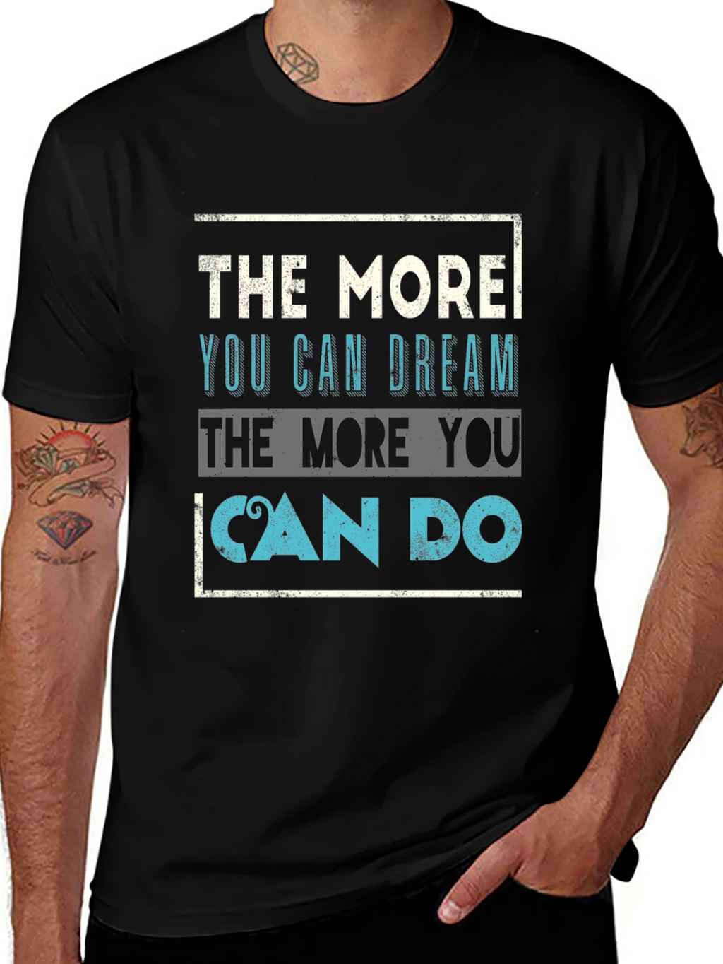 Inspirational Quote Graphic Tee - Dream & Do