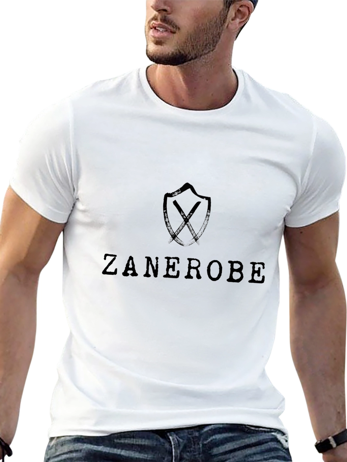 ZANEROBE Mens Black Graphic Tee