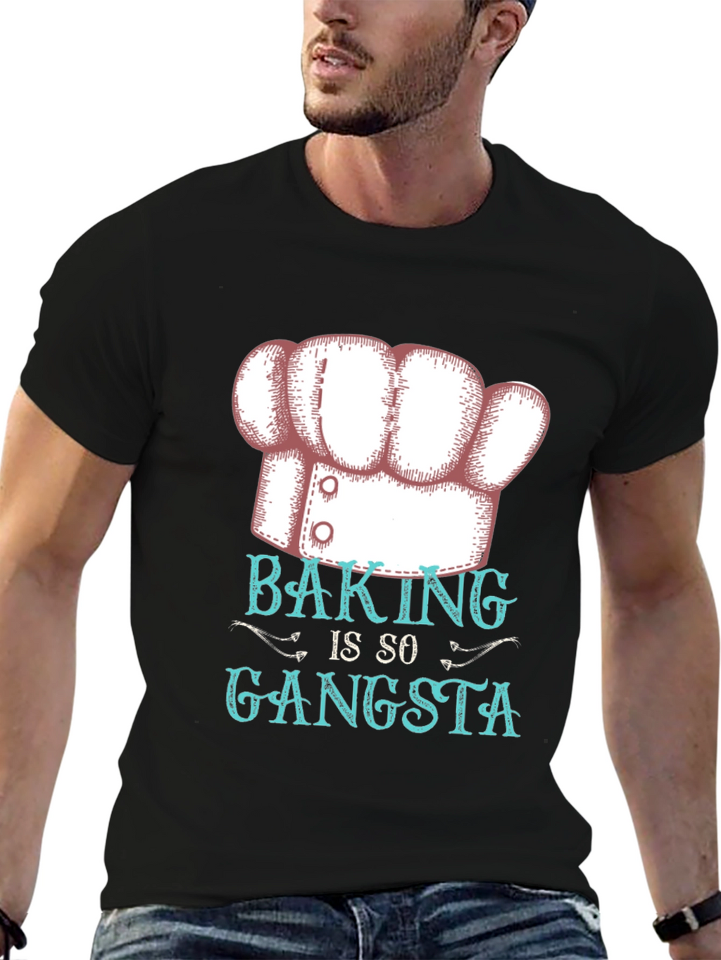 Baking Is So Gangsta Graphic T-Shirt