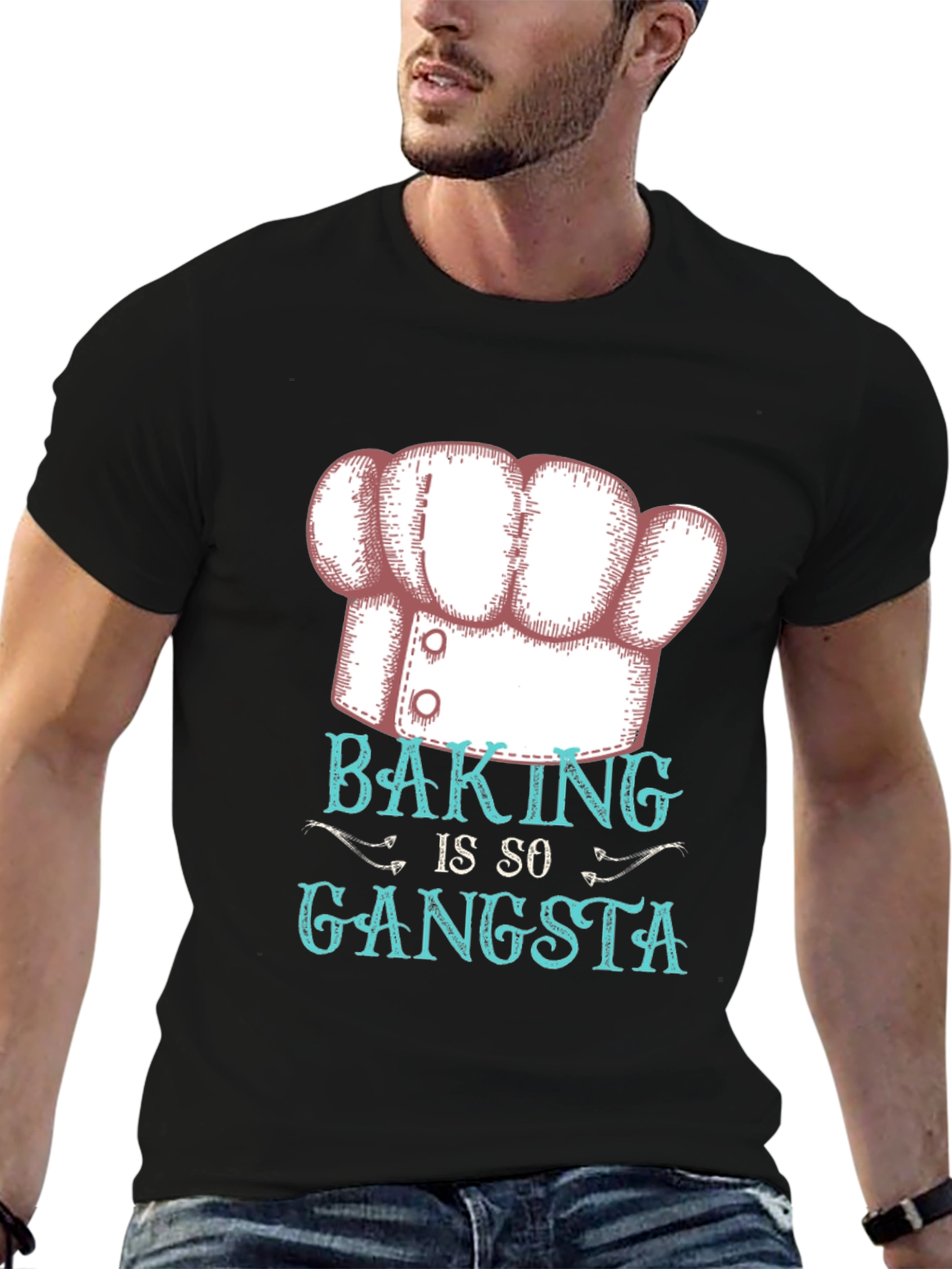 Baking Is So Gangsta Graphic T-Shirt