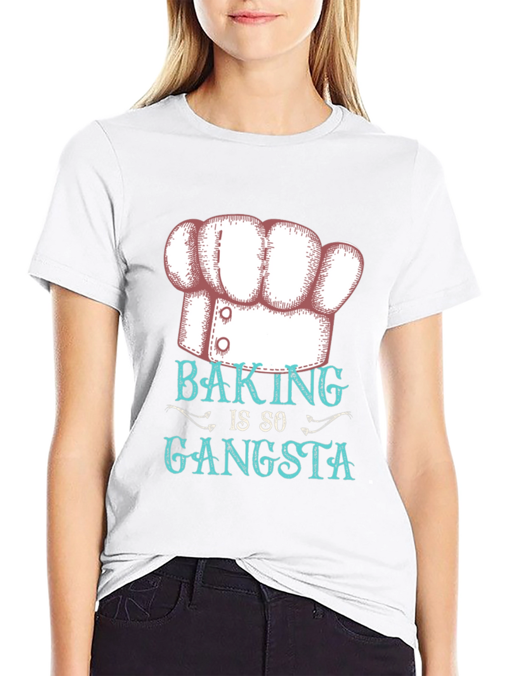 Baking Is So Gangsta Graphic T-Shirt
