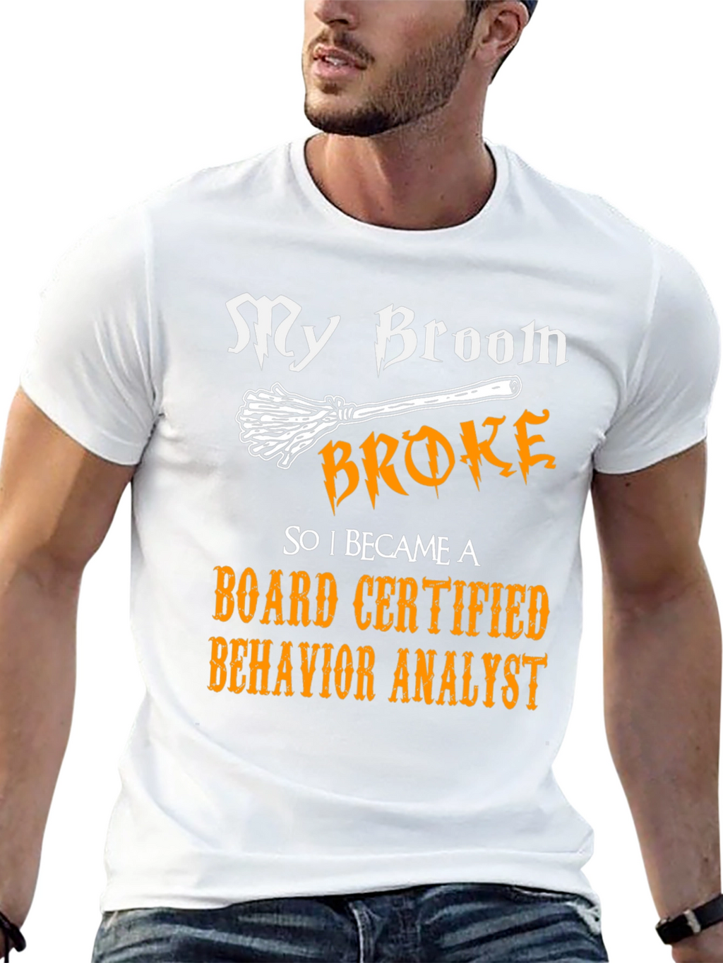 Funny Board Certified Behavior Analyst Halloween T-Shirt
