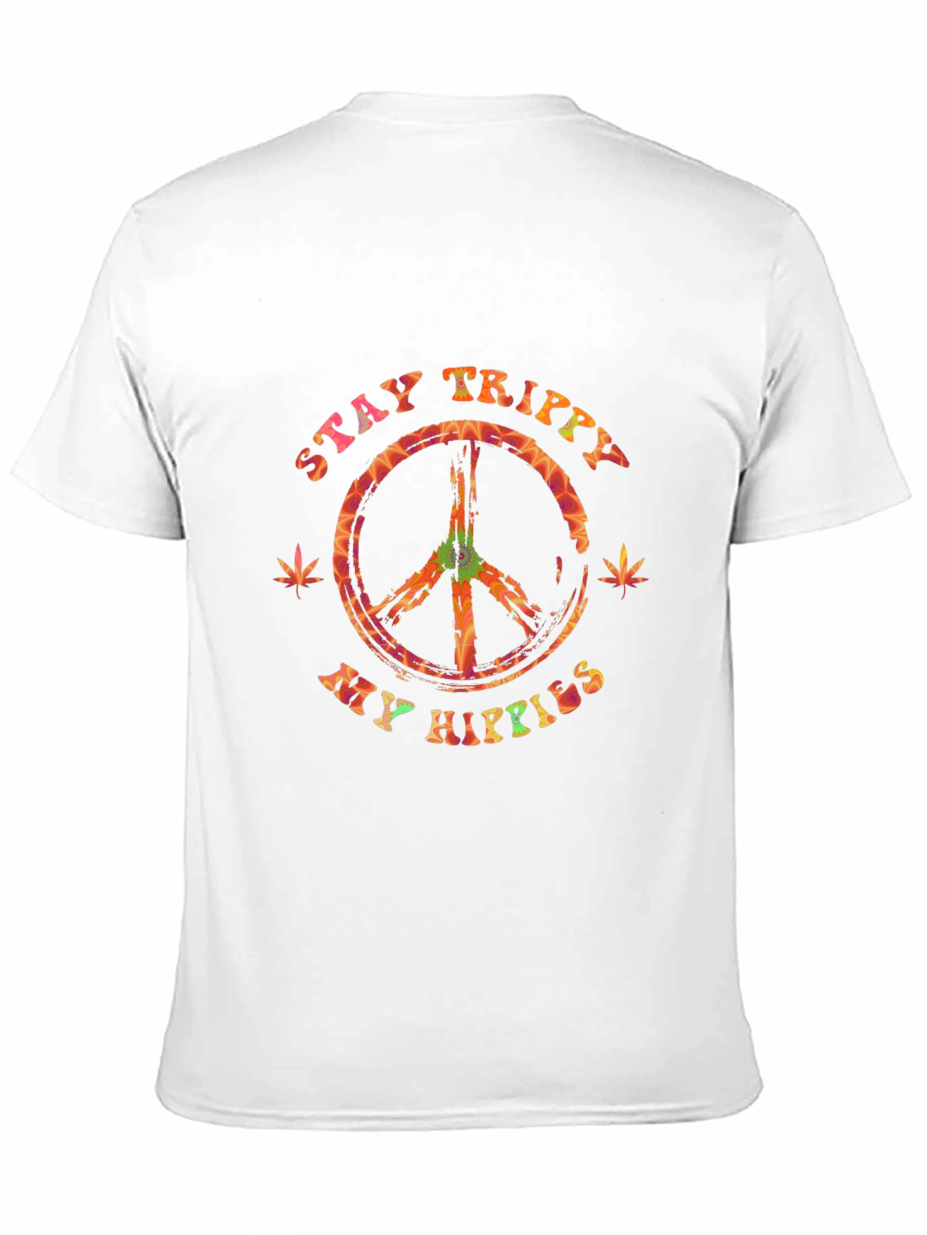 Stay Trippy My Hippies Graphic Tee - Black