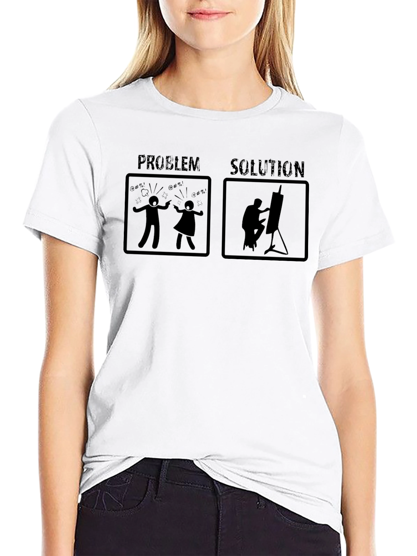 Problem Solution Artist Graphic T-Shirt